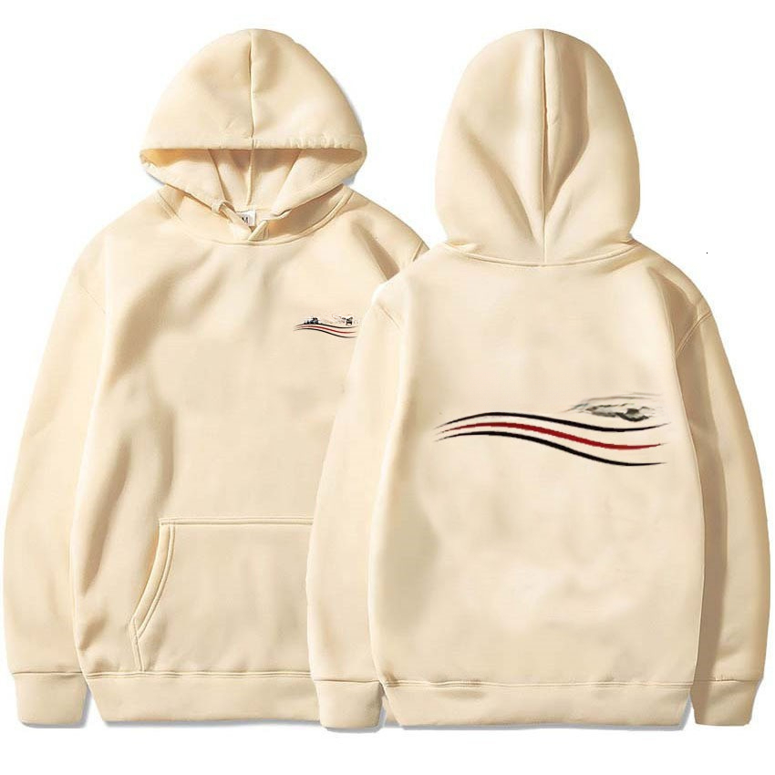 Desinger New Printed Hooded Sweatshirt For Men And Women B Brand Collaboration With Fleece Lining