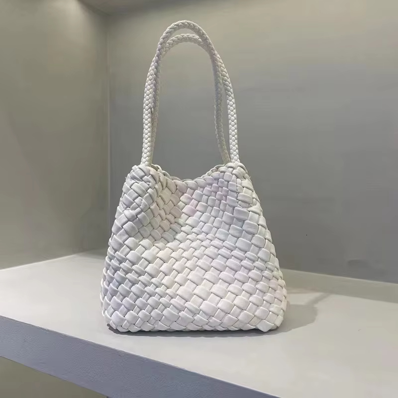 Hot Selling 2026 Fashion Women Bags PU Women's Braided Woven Tote Bucket Composite Knitting Chain Er Luxury Bag Luxury Bags PIERRELOUES