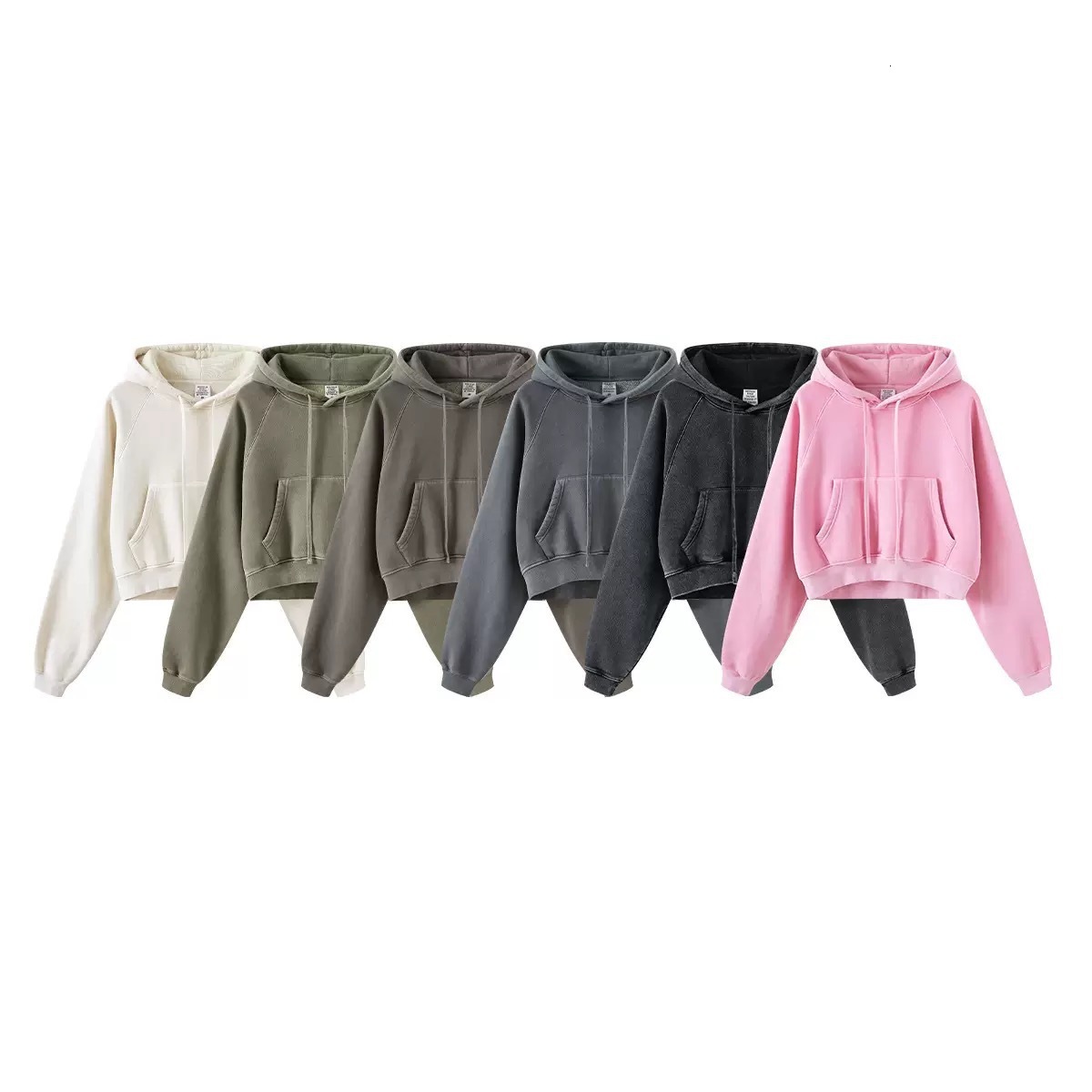 New Long Sleeve Petite Pullover, Low Waist Fashion Hoodie, Hooded Sweatshirt for Women, Autumn Cross-Border European and American Style ea
