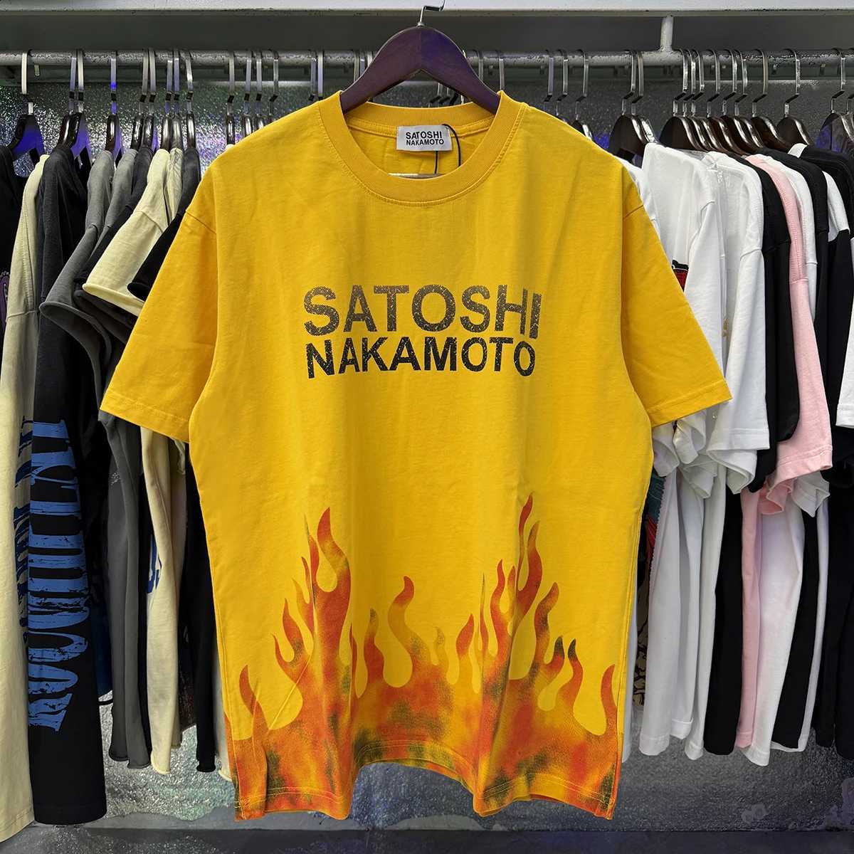 Free shipping New Satoshi Nakamoto Lost Boys T-shirt Printed with Washed Oversized 100% cotton Men Women T-shirts Y2K Fashion streetwear X260916