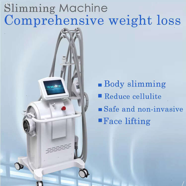 Factory Direct Sale Cavitation Vacuum Rf Cellulite Rolling Reduce Fat Removal Massage Slimming Machine 4 Handles Body Contouring Skin Rejuvenation