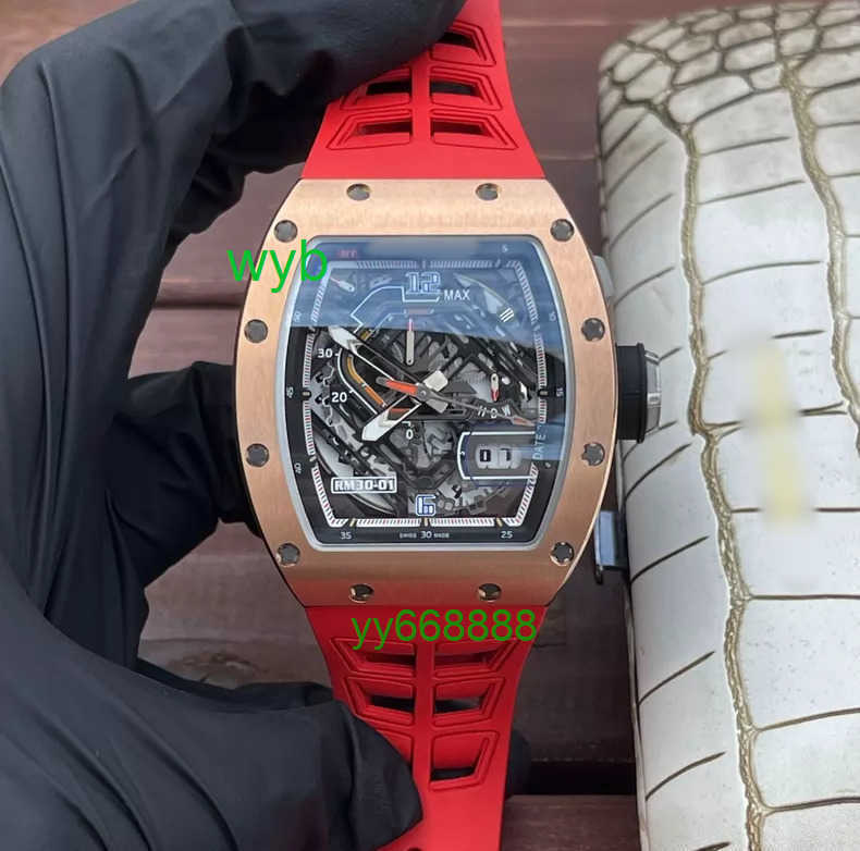Men Luxury Watch R 30-01 Ti Automatic Mechanical Watch Men's Watches R M 3001 Wristwatch Sport Watch Designer Watch WYB SWO2