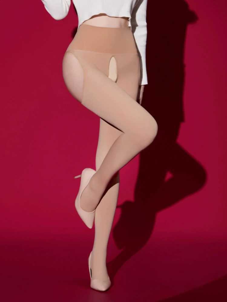120D Autumn Winter Warm Women's Pantyhose Four Side Hollow out Leggings Smooth Leg Shaping Lift Butt Tights Woman Lingerie H260916