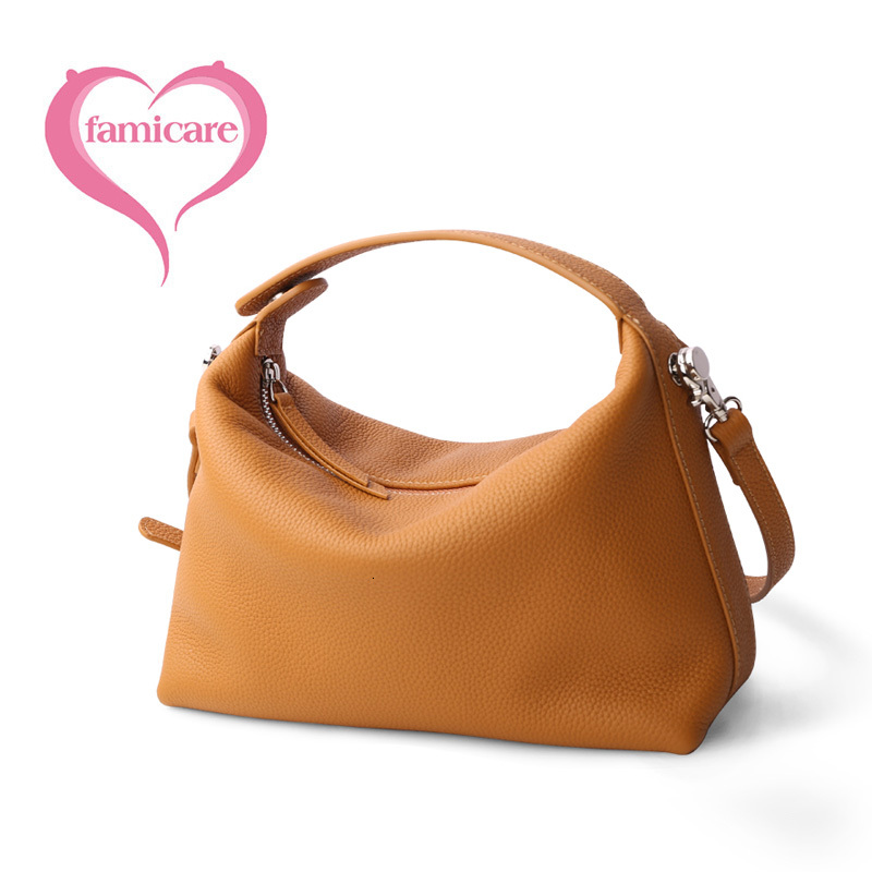 New Women's Female Luxury Soft Genuine Leather Handbag Lady Fashion Daily Casual Shoulder Bag Girls Crossbody Messenger