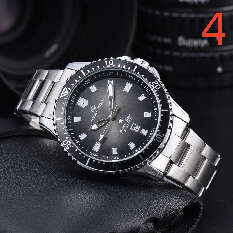 Hot selling Sea Gull Wristwatch for Men 2026 New mens Watches Three needles Quartz Watch High Quality Top Luxury Brand designer Clock Steel Strap Fa