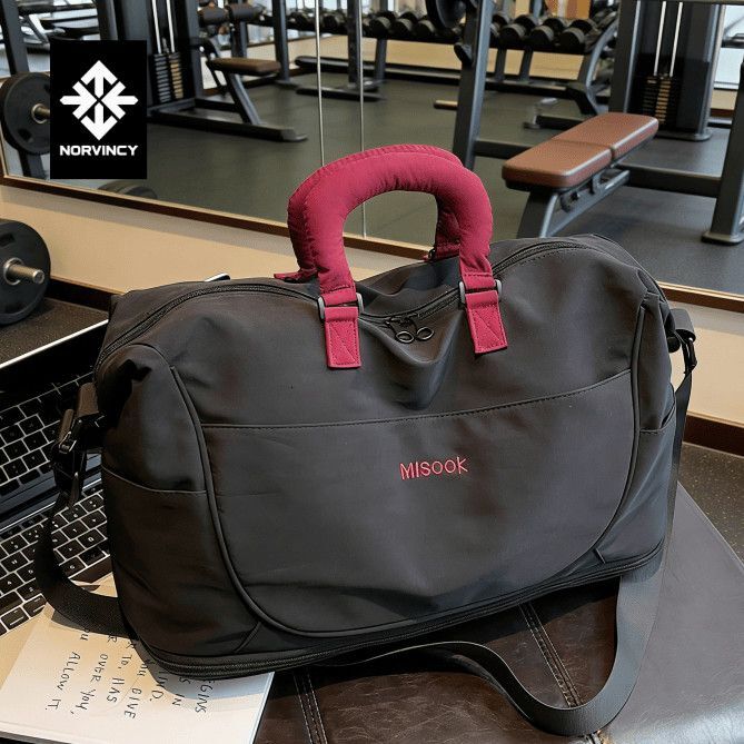 Travel Woven Large Capacity High-End Feel Single Shoulder Business Trip Fitness Storage Korean Style Women's Tote Bag Wholesale a0