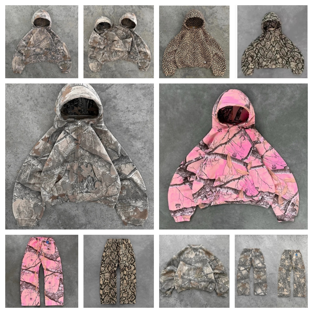 designer Sitka jacket mens Retro hip-hop zip-up pullover sweatshirt Hudson mens Camo Waterproof and Warm Hunting Loose Fit coat overalls camouflage