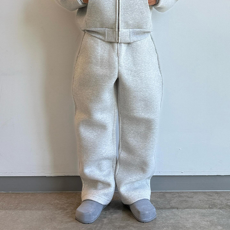 Men's Tracksuits Hip-hop Cotton Hoodies Vintage Men Sportswear 2 Piece Sets Loose Coats Drawstring Pants Oversized Party American Winter