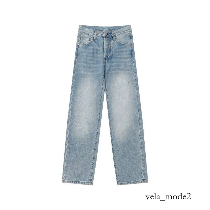 Chrome Jeans Men Designer Contemporary Style Luxury Brand Motorcycle Denims Detailing Urban Cross Styling Loose Comfortable Wide Leg Fashion Heartz