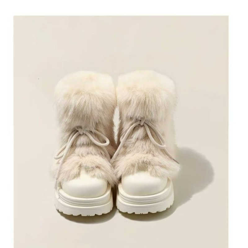 fa1 High-quality Woman Shoes 2025winter New Style Temperament Women Snow Boots Comfort Versatile Women's Ankle Boots Zapatos D260917