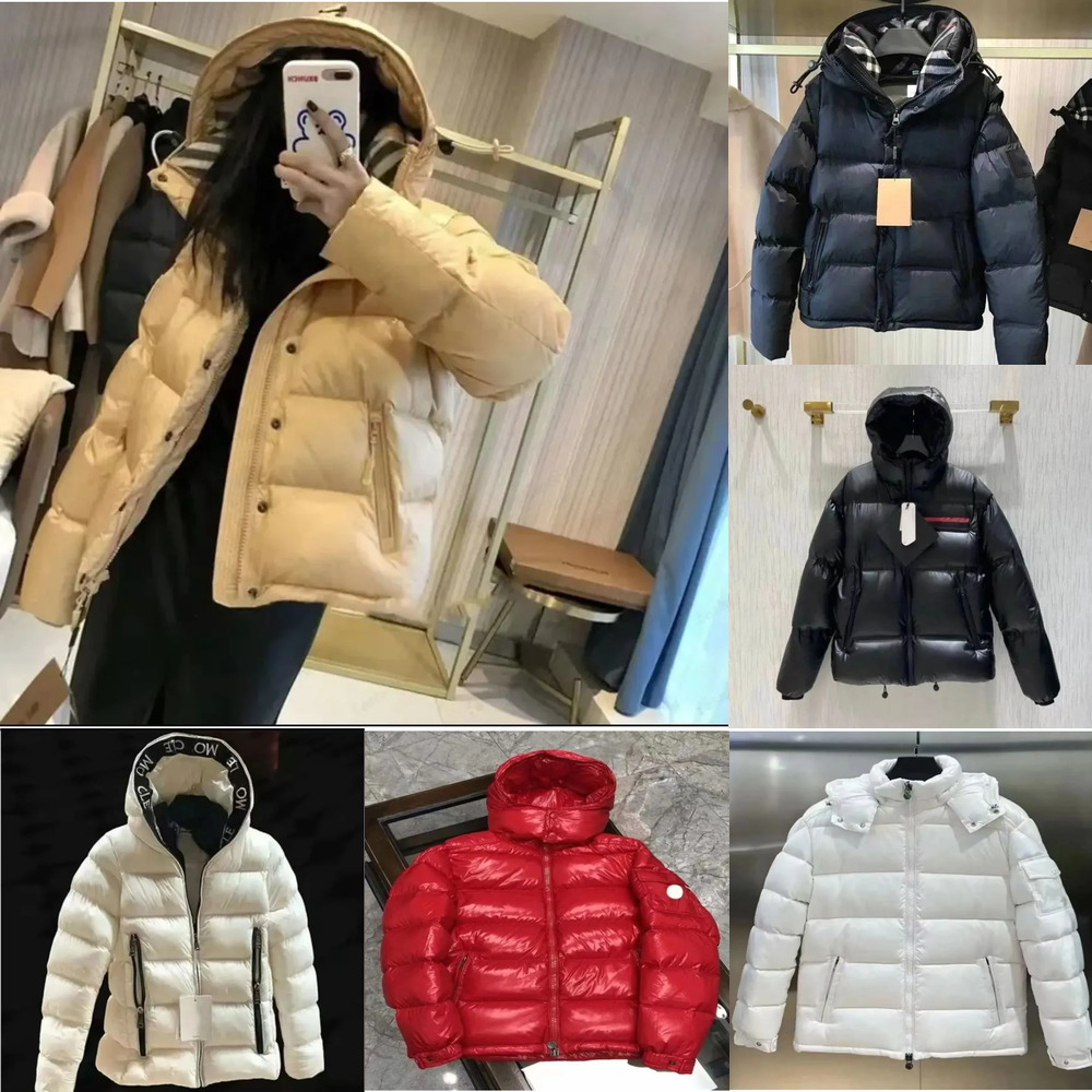 BU Mens Jacket Designer Warm Coat Women Men Puffer Jackets Letter Print Clothing Couple Street Style Winter Winterjacke Down Parka Waterproof size s