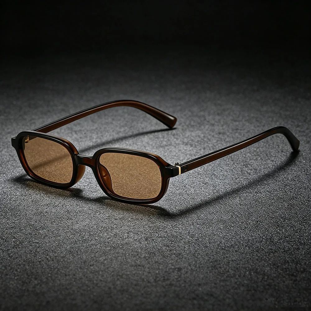 CLOUT GOGGLES Vintage Square Sunglasses Women Rectangle Small Size Sunglass 2026 Korean Trendy Narrow Sun Glasses UV400 Shades 260916