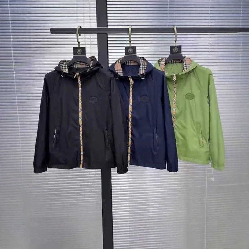 2026 trendy men's autumn new fashion hooded sports jacket with zipper versatile light luxury niche and stylish C260917
