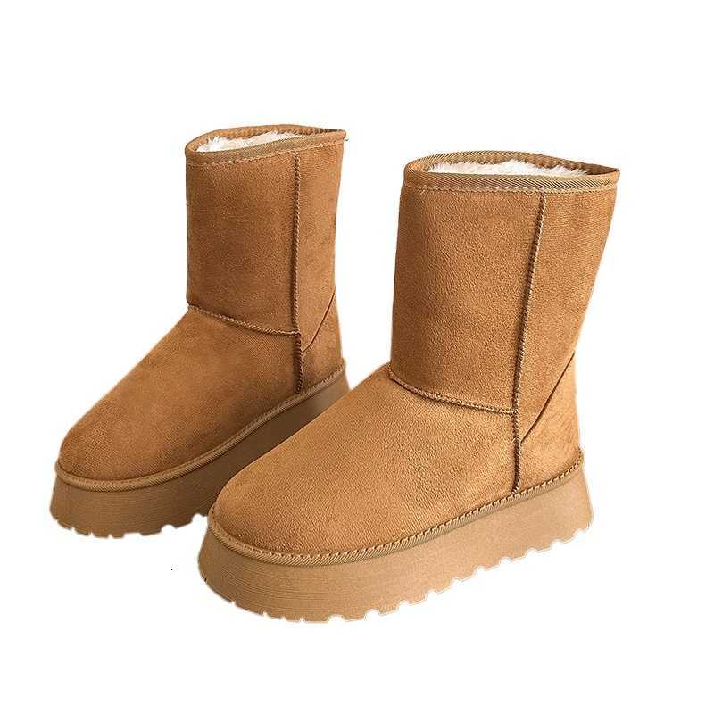 2026 New Winter fa1 Snow Boots Women Waterproof Warm Platform Boots Winter SlipFlat Casual Woman Boots Large Size 36-40 D260917