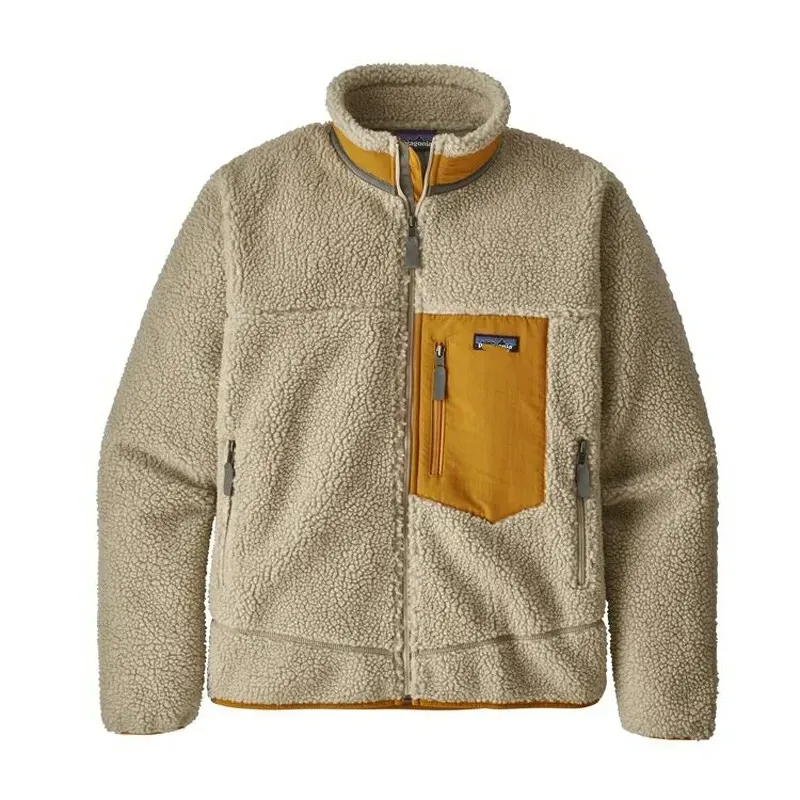 Patahonialys Fleece Jacket Designer Men Stand Collar zipper jackets Retro clothe jacket letter mens Warm Teddy jacket women casual couples coat mens