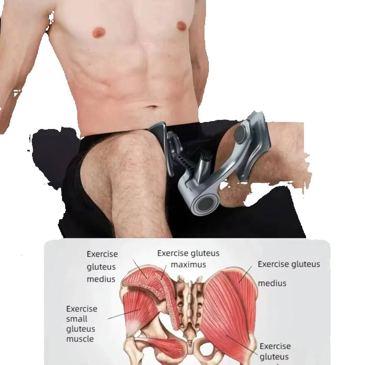 2026 outdoor New Kegel Fitness Equipment Home Exercise Pelvis Pelvic Muscle Trainer Buttock Equipments For Men Floor Exerciser Strengthen 250908 Fre