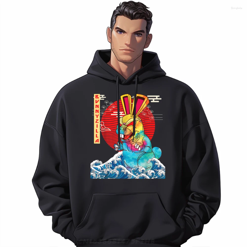 Men's Hoodies Bvnnyzilla Gift Idea Funny Summer Long Sleeve Graphic Slogan Crew Neck