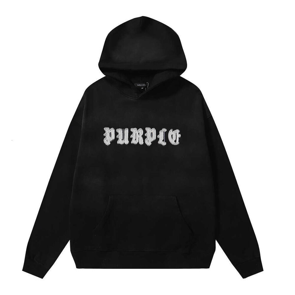 Purple Hoodie Designer Luxury Urban Style Fashion Autumn Winter Letter Pattern Print Pullover Trendy Men Casual Sports Wear High Quality Classic Pur