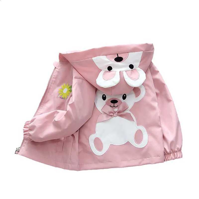 Clothes Girls Baby Thin Jacket 2023 New Autumn Trendy Costume Boys Cardigan Zipper Hooded Outerwear Children Windbreaker CoatT260916