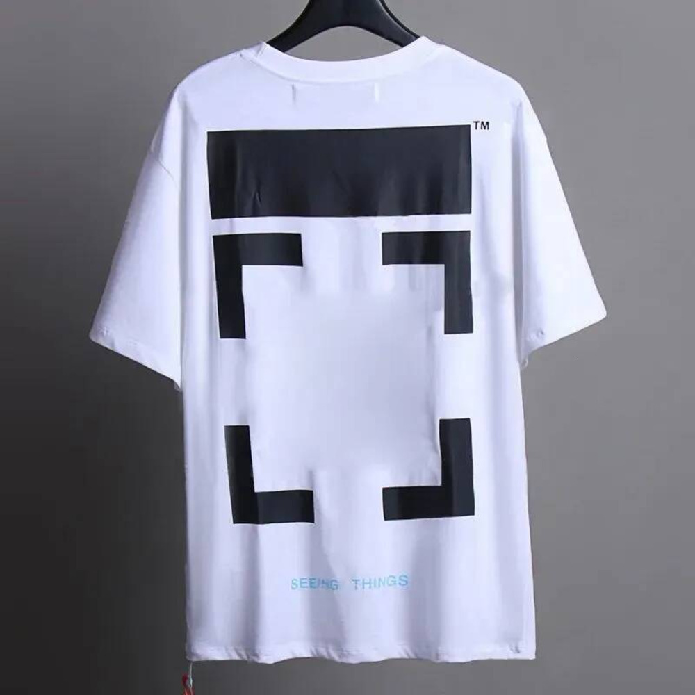 Off White Shirt Designer Summer Luxury Men Women T Shirts Clothing Loose Top Man Casual Street Off Graffiti Sweatshirt Arrow Pattern Short Sleeve Of