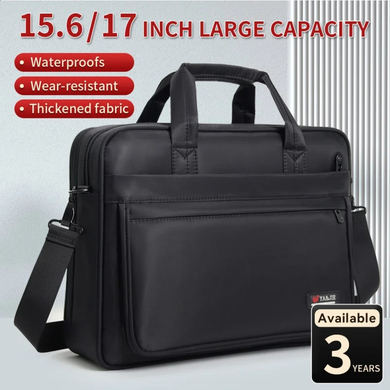 Briefcases For Men Canvas Tote Bag Large Laptop Case 156 Inch 17 14 Computer Work Business Shoulder Office 260917