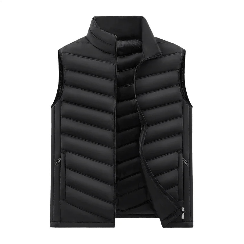 Fashion Men's Quilted Down Vest Jacket Men's Lightweight and Warm Down Vest Winter Couple Vest Sleeveless Puffer Jacket 260916