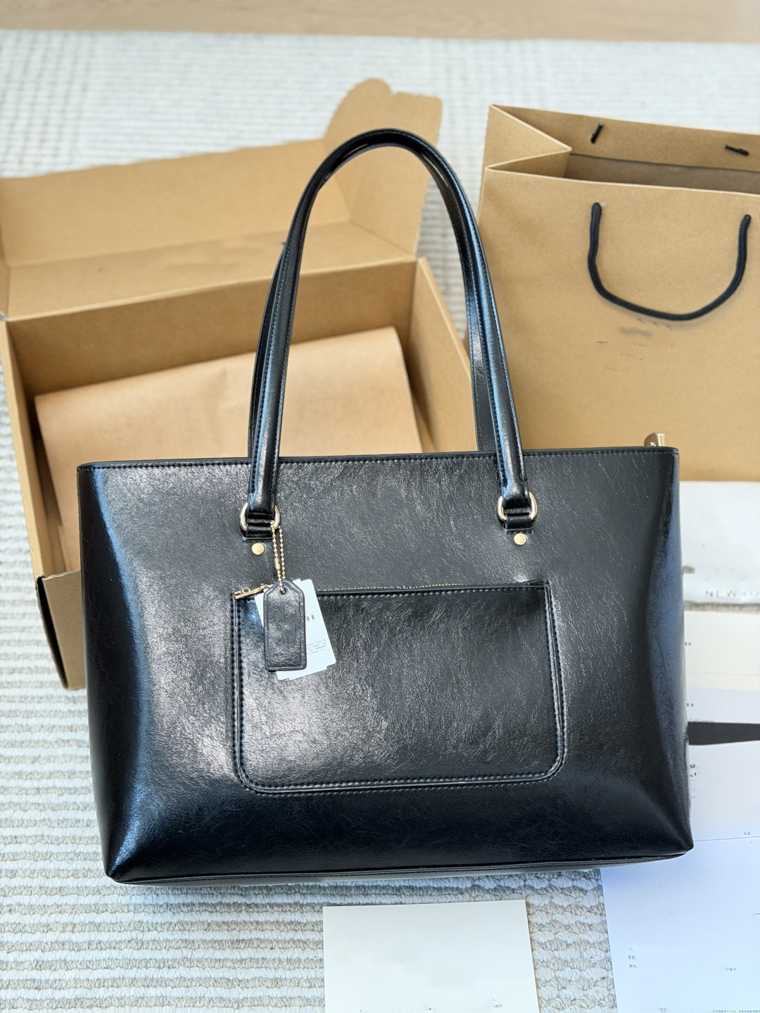 Women Luxury totes bag designer Station shoulder bag crossbody purse black brown leather handbag Lady large capacity shopping wallet satchel Underar