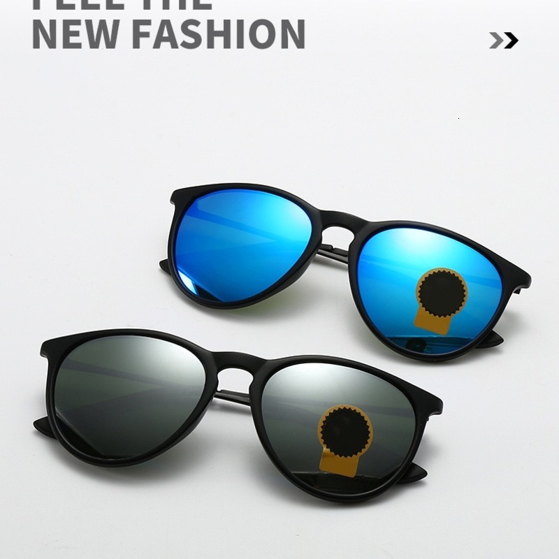 2026 New RBSunglasses 4171 Men Women Classic Round Double Bridge Tortoise Black Mixed Frame Gradient UV400 Outdoor Driving RB Eyewear with Box