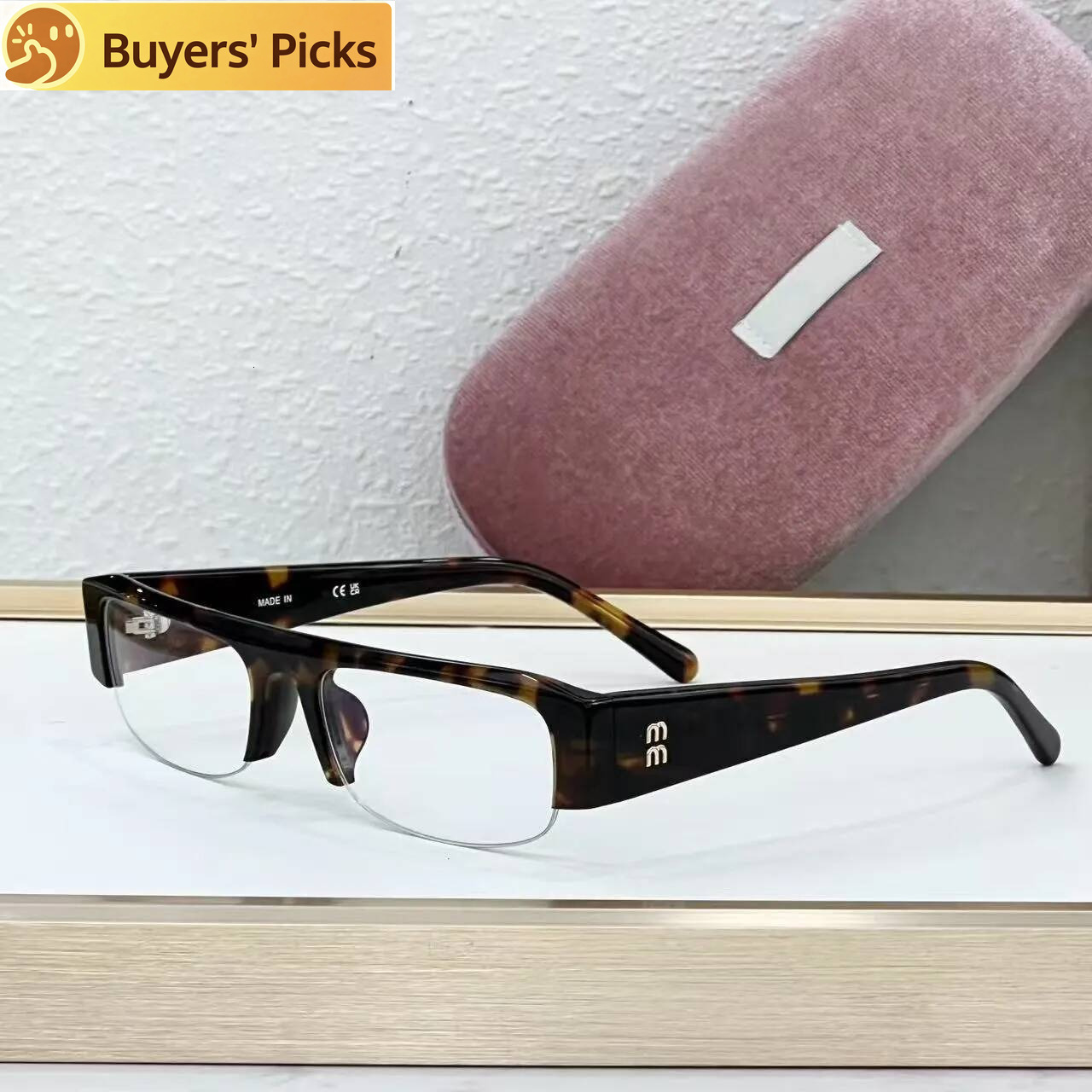 2026 2026 women half man polarize lady cat eye eyeglass sun glasses designer shade small frame sunglasses with box