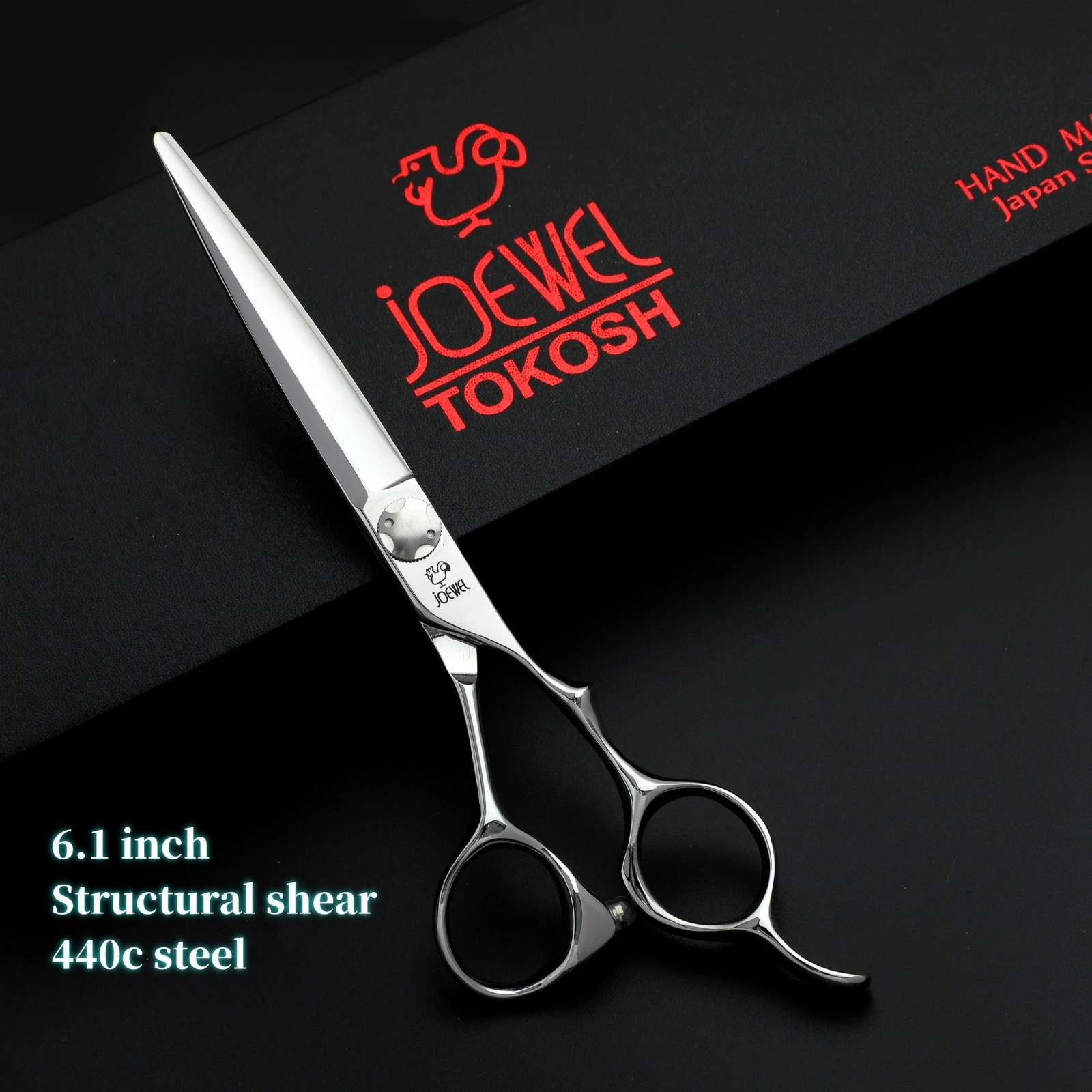 66568 inch Professional Hair Cutting ScissorsJapanese 440c Steel MachineSalon High Quality Barber Accessories 260917
