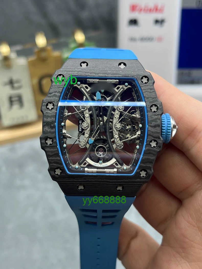 Men Luxury Watch R 53-01 Polo Pablo MAC Donough Automatic Mechanical Watch Men's Watches R M 5004 Wristwatch Sport Watch Designer Watch WYB