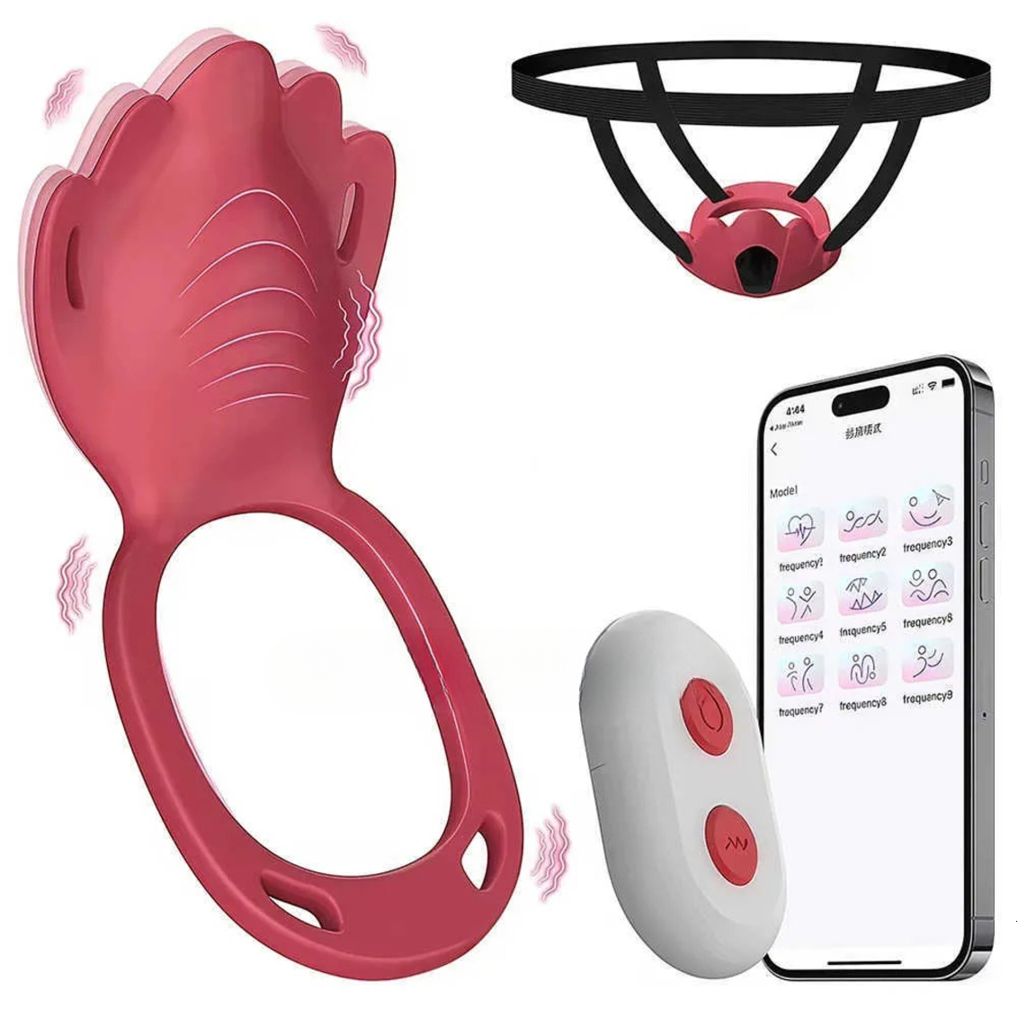 2026 New Wireless Control Vibrator adult toys Female APP Remote Clitoris Stimulator Wear Panty Massager Penis Ring Adult Sex Toys For Women Couple J