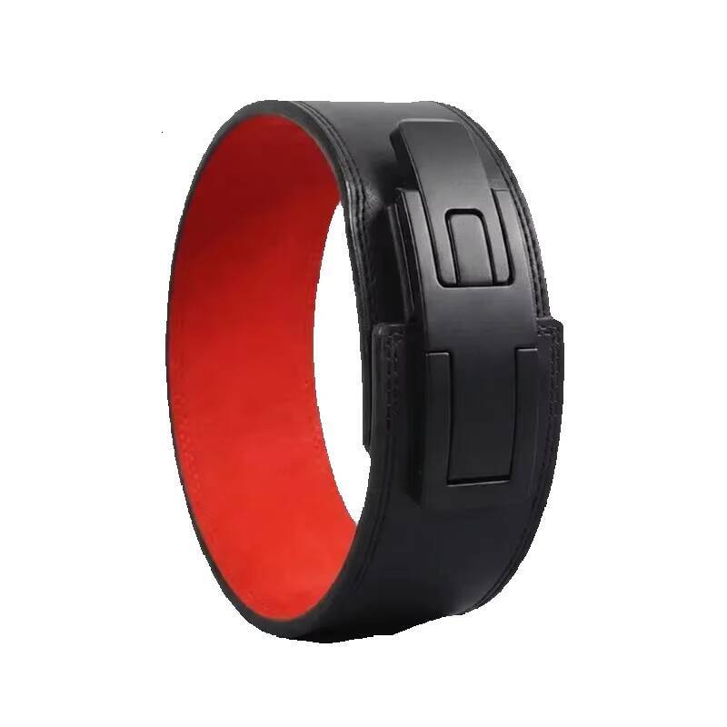 outdoor 2026 New Weightlifting Belt Cowhide Leather Lever Buckle Waist Support Powerlifting Strong Pull Squat Deadlift Gym Training Powerlifters 260