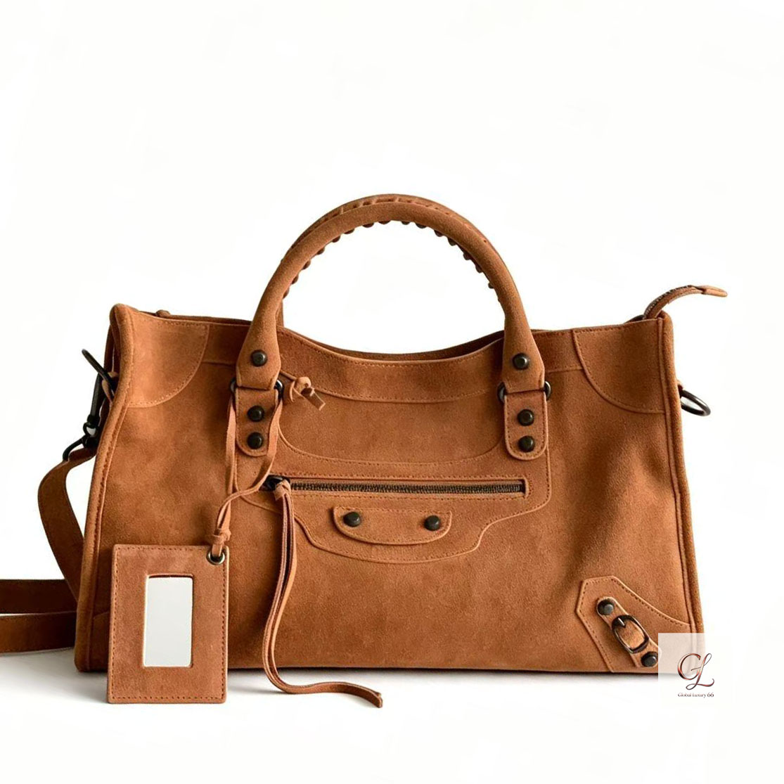 Designer luxury vintage drive tote shoulder bags suede genuine leather bag handbag women men large crossbody city clutch mini large hobo 7A mirror q