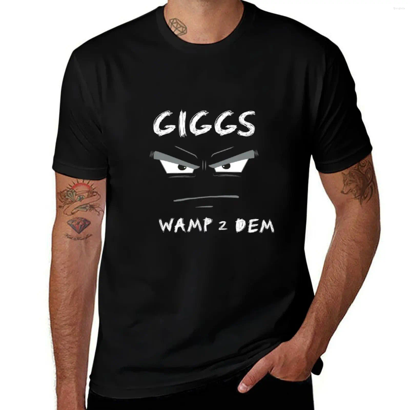 Men's T Shirts Giggs- Wamp 2 Dem T-Shirt Urban Casual Loose Fit Tee