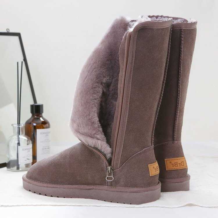 Women New Winter Chelsea 2024 Snow Boots Casual Shoes Fur Short Plush Warm Mid-calf Boots Flats Femme Shoes Suede Botas D260917
