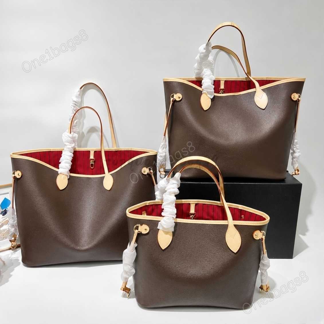 Totes Designer Women High Quality Large Capacity Tote Bag Shoulder Shopper Purse In 3 Sizes Canvas Handbag With Inner Pouch Zipper Pocket Travel Wor