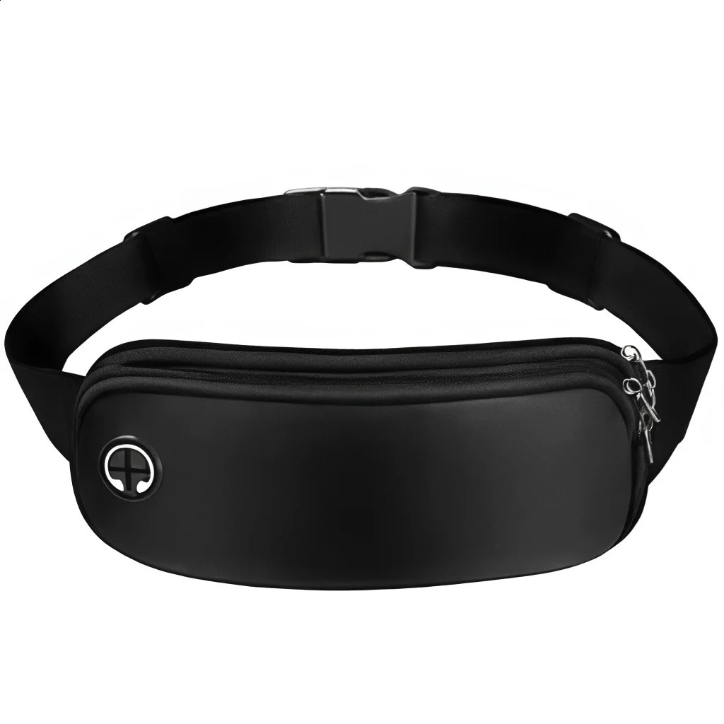 Running Waist Pack Sports Belt with Zipper Pocket No Bounce Phone Pouch for Men Women Fitness Gym Workout 260917