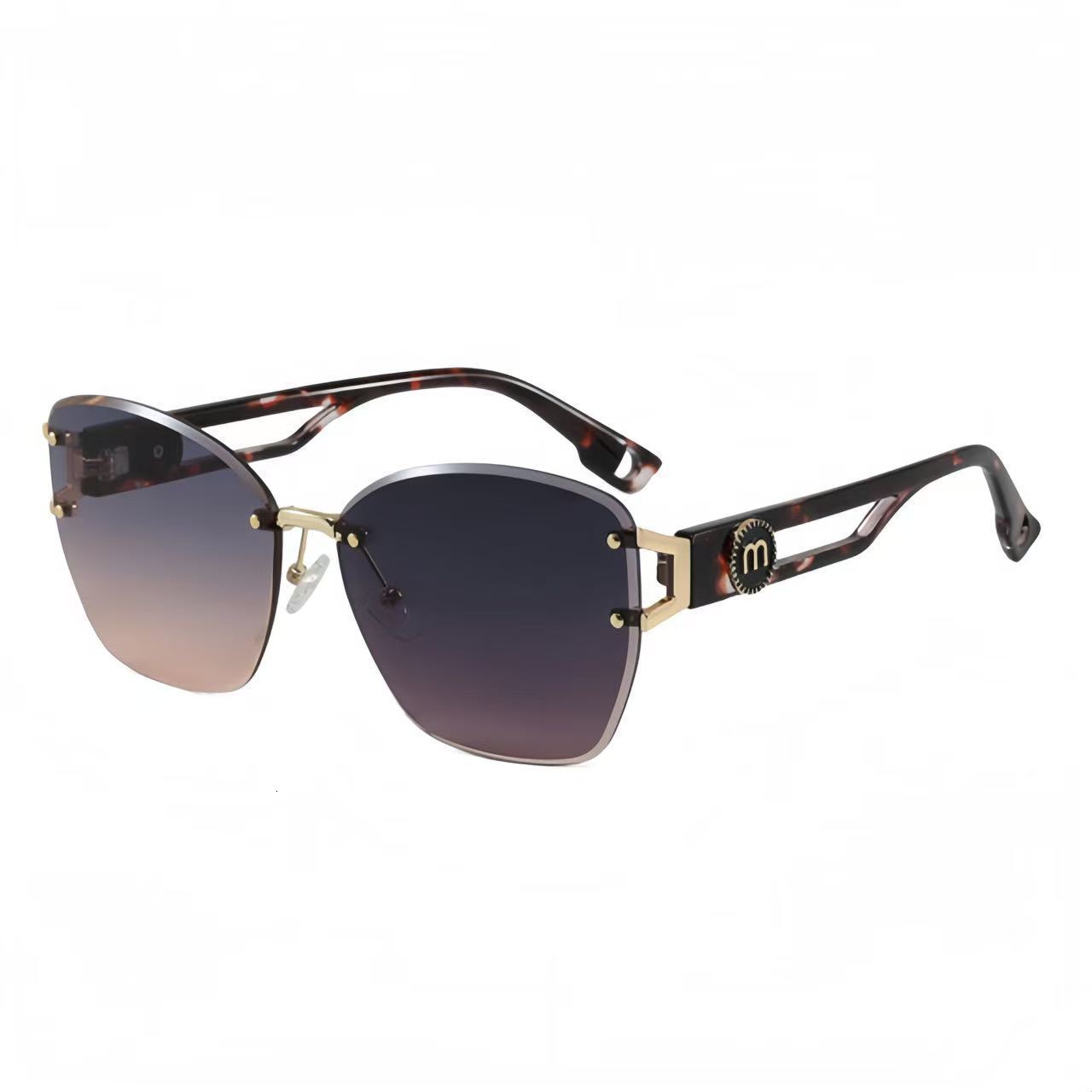Luxury Brand Designer Sunglasses 2026 New Color-Changing Frameless Women's Sunglasses, Popular Uv-Protective Sunglasses For Women, High-End Des