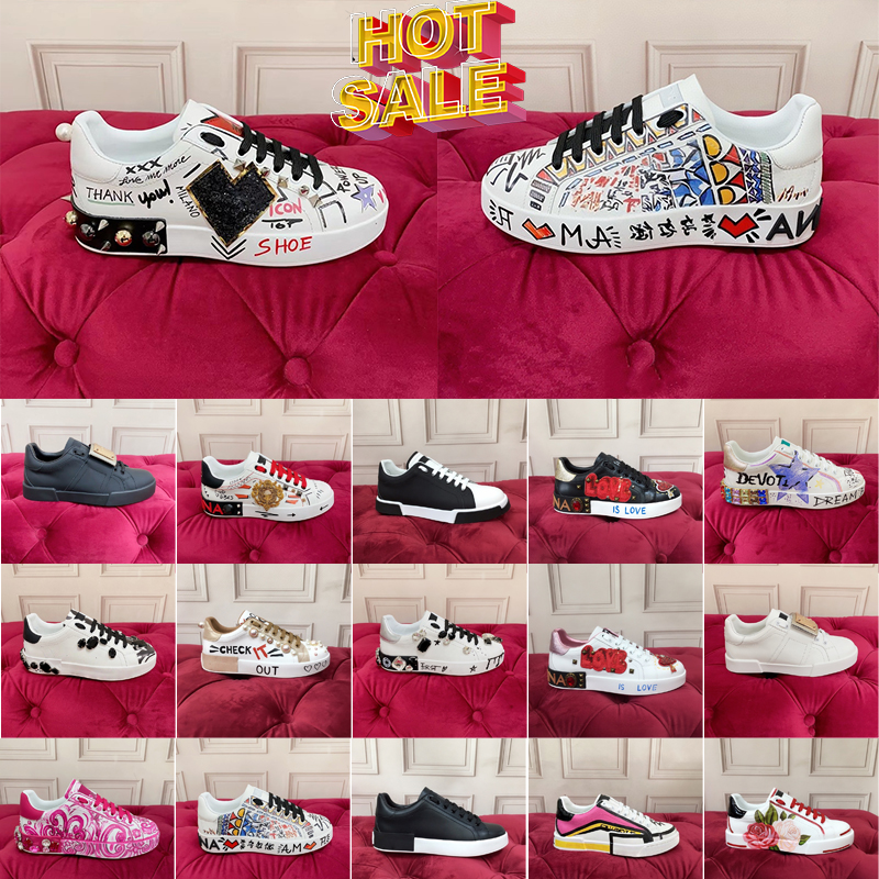 Vintage Custom 2.Zero chaussure designer shoes sneakers womens shoes trainers unique crown letter doodle classic Comfortable Calf Leather Breathable
