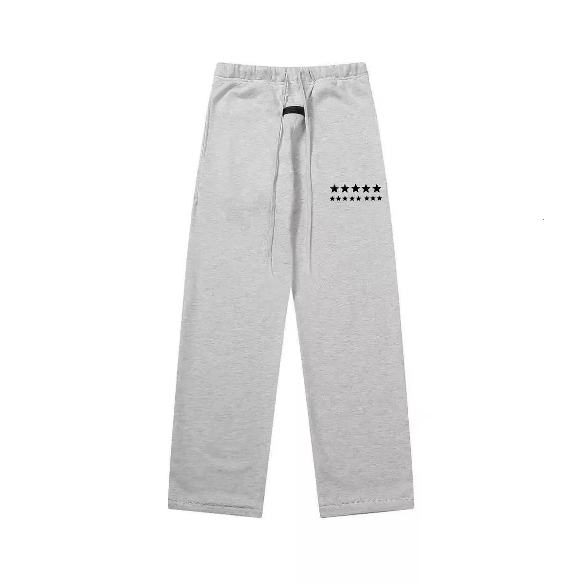designer mens jogger sweat essspant Solid Color Black White Sweatpants for Men Women grey sweatpants Casual Trouser Jogger Bodybuildin