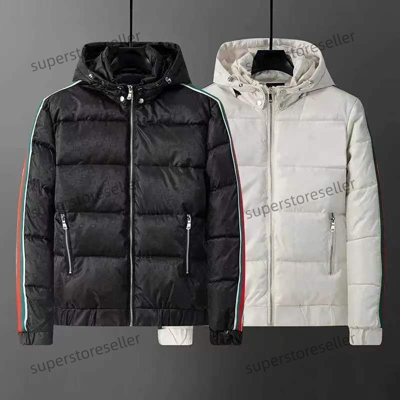 Luxury Designer Mens Womens Winter Long Sleeve Down Cotton Jackets Parkas Thickened Hooded Sweatshirt GC Warm Windbreaker Jacket Zip Up Men Bomber O
