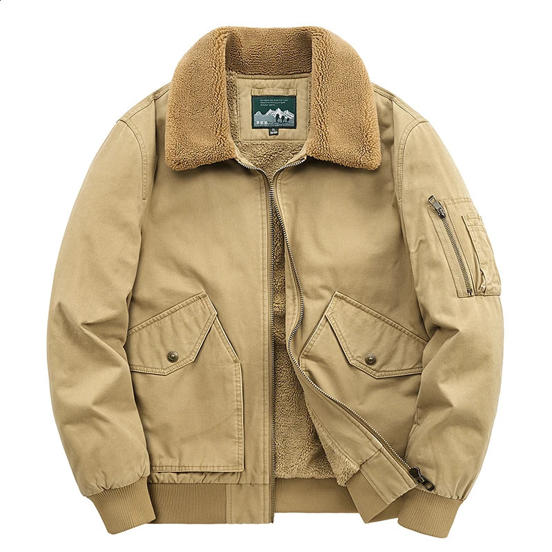 Men's Cotton Winter Clothes Thick Casual Cotton-padded Men Clothing Lapel Warmth Thick Down Jacket Youth Thick Down Jackets 260917