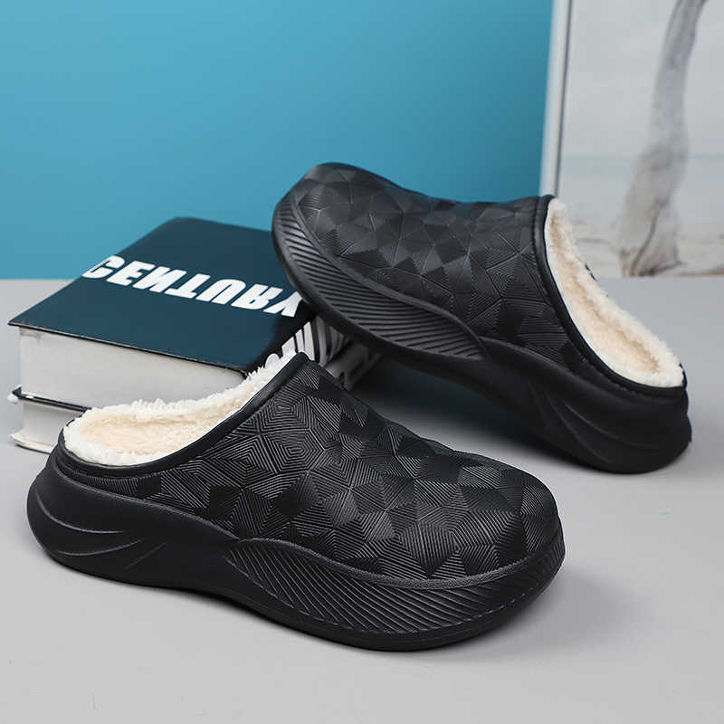 Men Smooth Faux Suede Short Snow Boots SlipShock Absorb Flat Sole Warm Winter Outdoor Daily Walking Footwear D260917