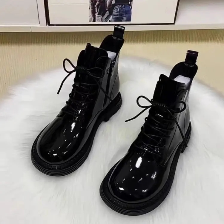 Short boots for women British autumn and winter item tied head short with plush cotton 260916