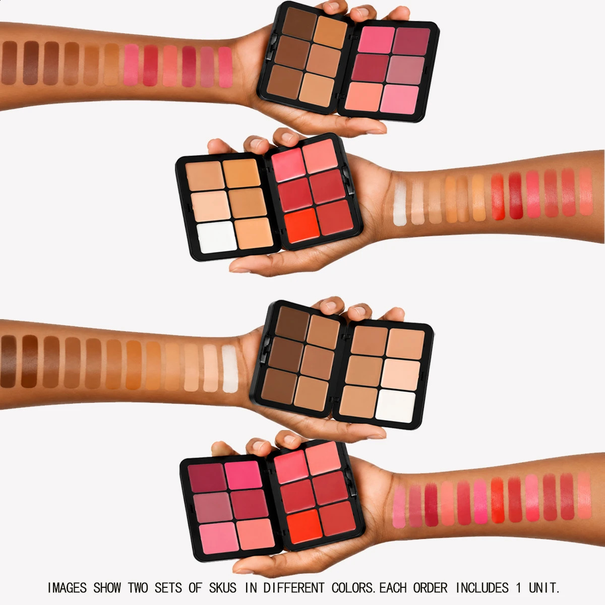 Cream Blush Contour Concealer Palette 12 Shades MultiUse Makeup for Face Blendable Matte Bronzer Highlighter Pigment Long Lasting Foundation Camo Ch