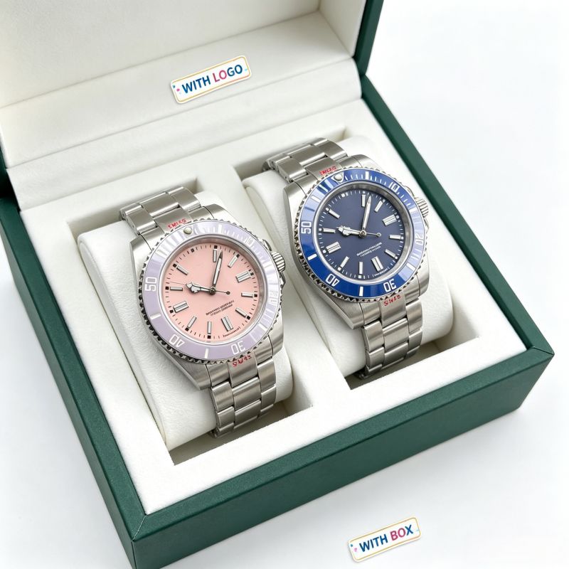 Luxury Mens Designer Watch Moissanite Watch for Women Designer Watches Men Designer Steel Ceramic Bezel Diver Luminous Date Waterproof Sport Gift Bo