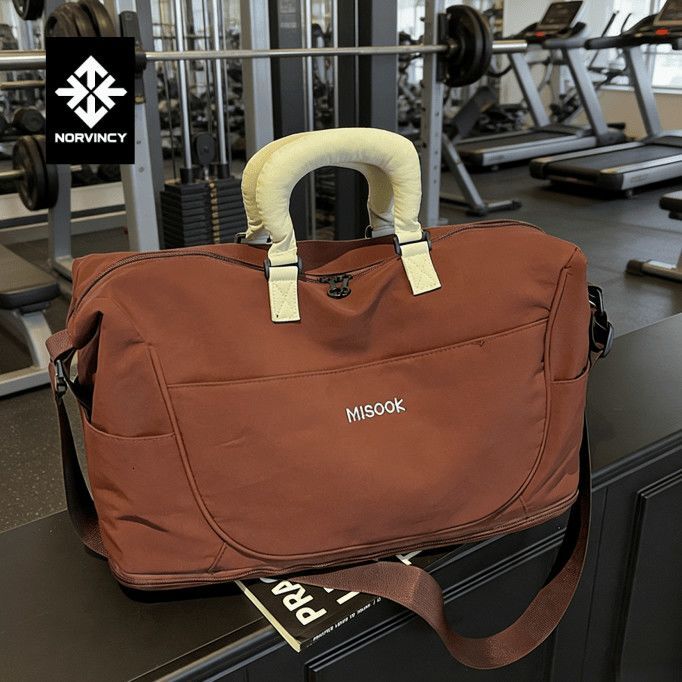 Travel Woven Large Capacity High-End Feel Single Shoulder Business Trip Fitness Storage Korean Style Women's Tote Bag Wholesale fb