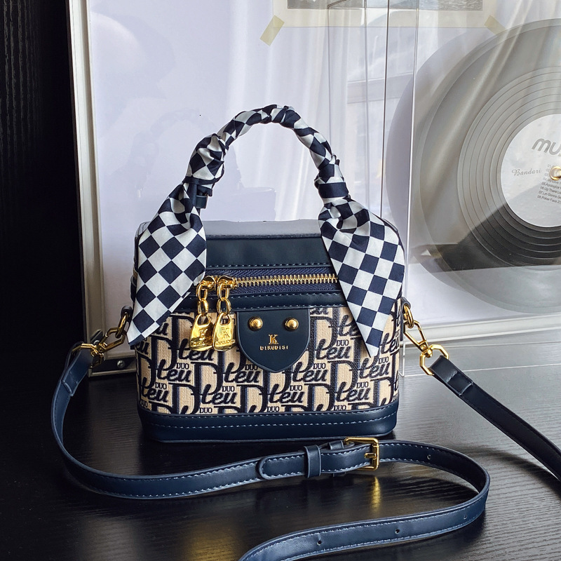 Luxury Brand Designer High-end Quality Handbag Box-style Purse, 2026 New Fashion Stylish French Women's Shoulder And Crossbody Small Bag