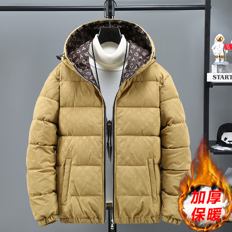 mens thickened cotton coats for autumn and winter trendy warm breadandbutter jackets for men